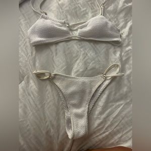 Shein size small white bikini